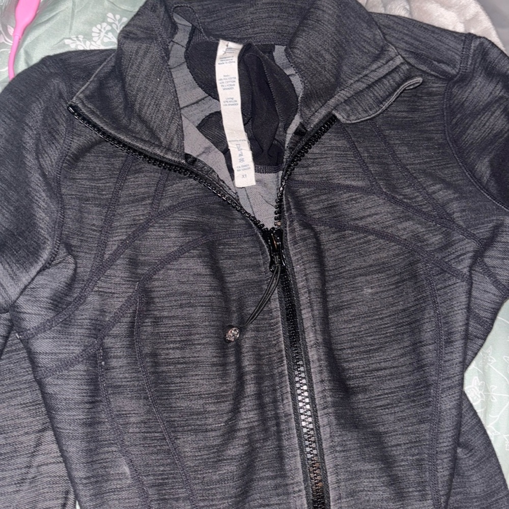 Lululemon Denim Zippered Jacket Blue Size 6